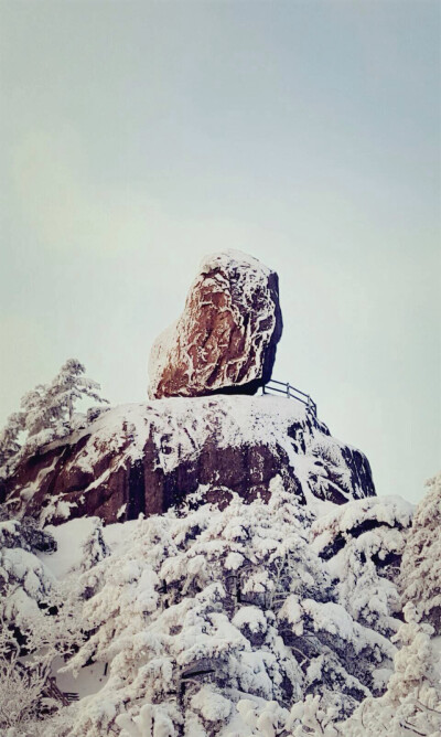 黄山雪景