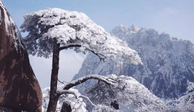 黄山雪景