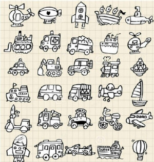 手账小素材，简笔画手绘教程