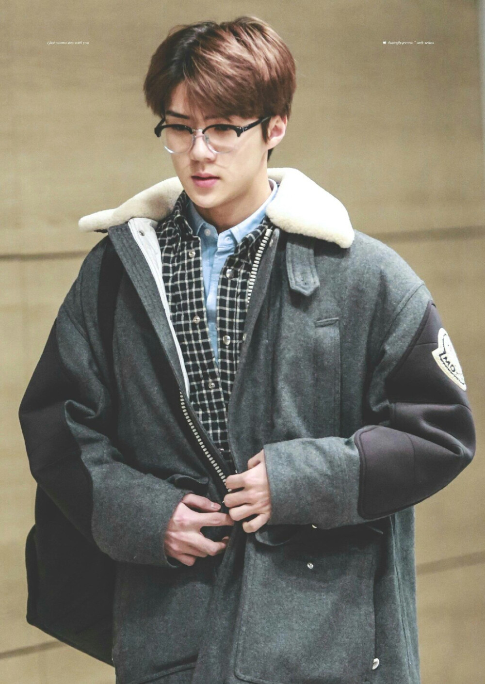 #吴世勋#SEHUN#160123 马尼拉机场 - 高清图片，堆糖，美图壁纸兴趣社区