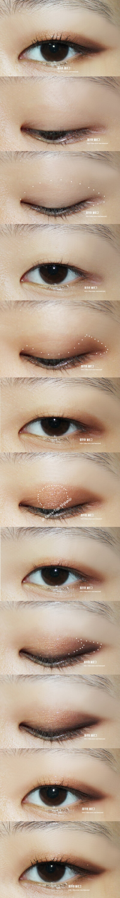 韩式单眼皮眼妆教程