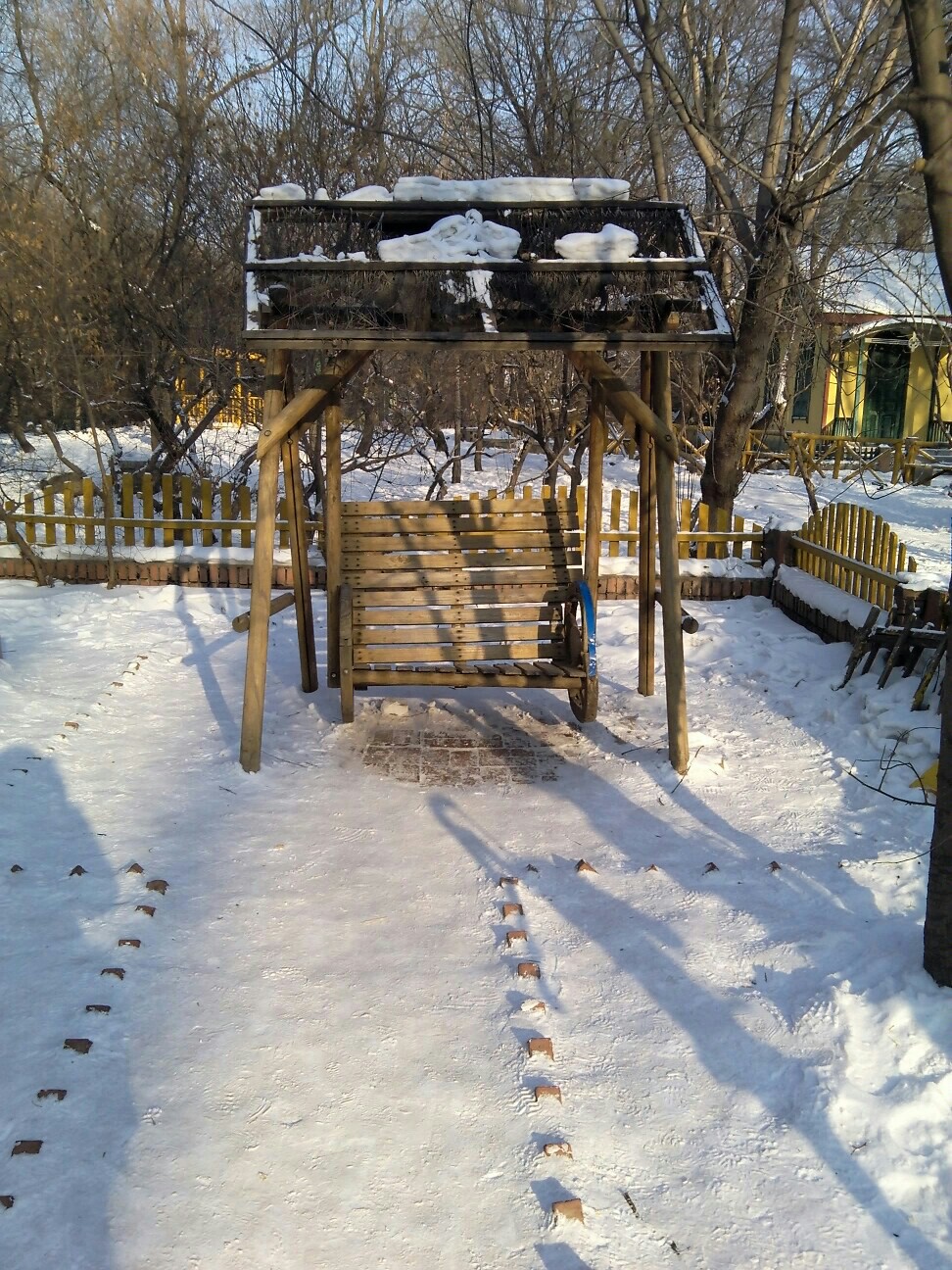 雪景 哈尔滨 俄罗斯小镇 风景 摄影 秋千