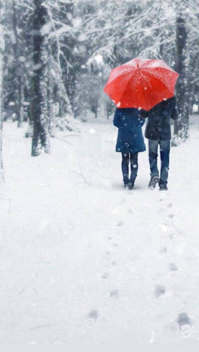 雪景锁屏壁纸原图第一波，关注我分享更多壁纸。