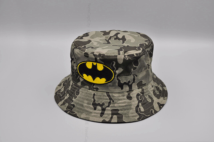 Batman Reversible Bucket Hat 双面渔夫帽 迷彩黑