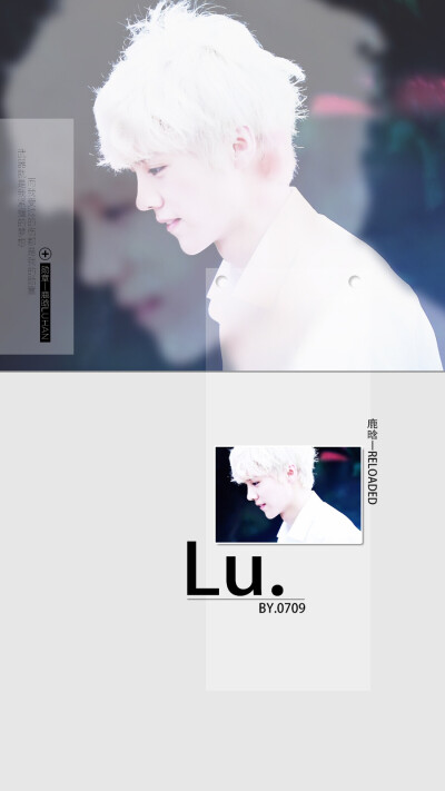 原创壁纸！不定期更新！鹿晗 LUHAN原创高清手机壁纸！#鹿晗 #LUHAN #RELOADED #原创 #壁纸 #高清壁纸 #锁屏