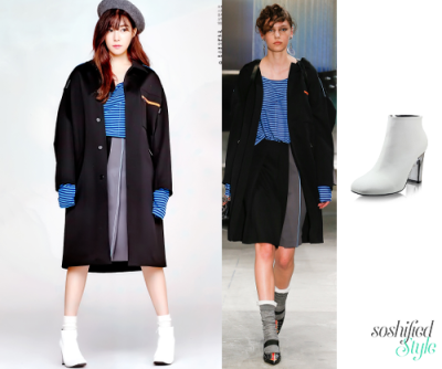 Prada: Resort 2016 Collection @ prada.com (Price upon application)
Hollyshop: White Ankle Boots @ hollyshop.co.kr ₩49,900