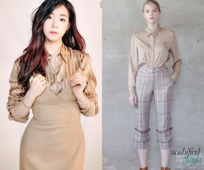 PAUL & ALICE: Stripe Silk Blouse @ paulalice.com ₩178,000