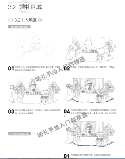 婚礼手绘书 婚庆手绘书