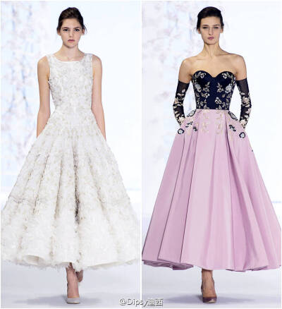 Ralph & Russo S/S 2016 Haute Couture｜英国高定礼服品牌Ralph & Russo这一季简直就是可以称为女明星们的红毯必备战袍系列，永远美好的花草刺绣什么的，仙得飞起