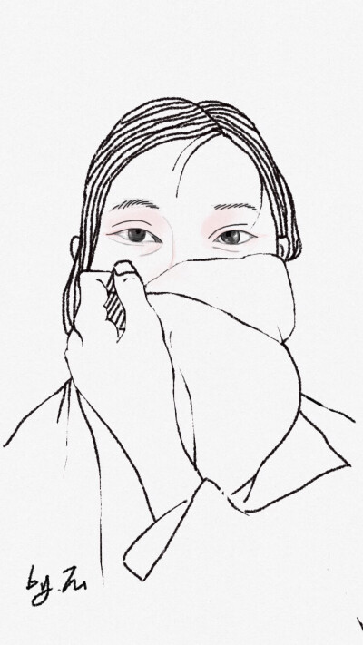 我很喜欢这张的姿态，和眼部的一抹红，不过眼睛我没画好