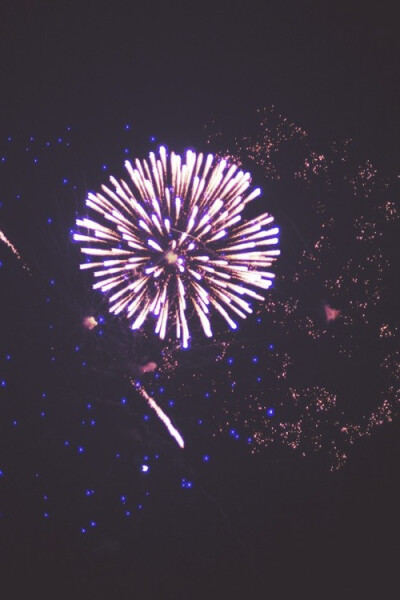 烟花 夜空 绚烂