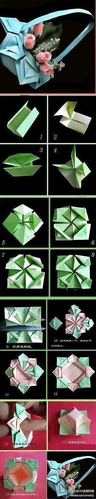 折纸 篮子