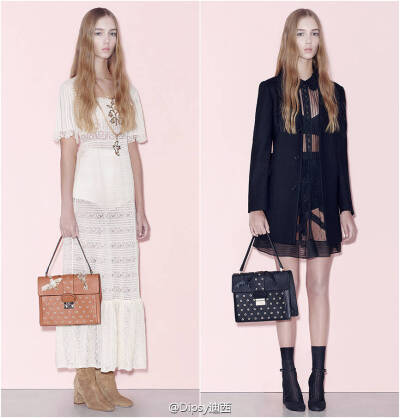 Red Valentino Pre-Fall 2016┃华伦家的副牌也开始变得小仙小仙的咯～转自微博