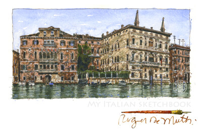 美国水彩画家Roger De Muth在意大利看到的风光，就让我们在他的手稿中略窥一二吧。资味网：开启生活美学之旅。公众号：资味