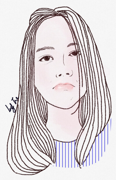 今天画的第一张，本想发到same的但是没想到出现bug了