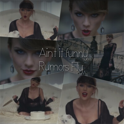 Taylor Swift MV自截 歌词
Blank space