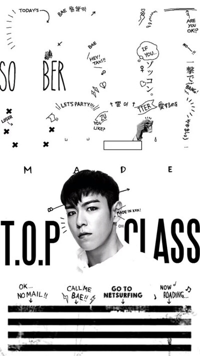  bigbang系列图-崔胜贤TOP