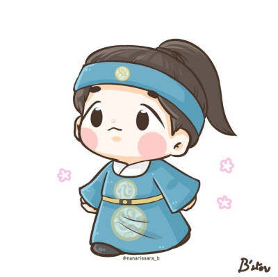 边伯贤《步步惊心•丽》手绘图