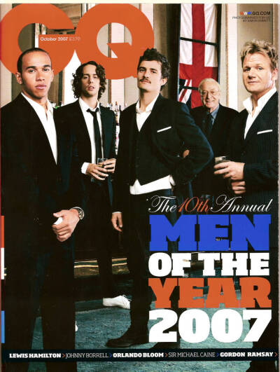 #开花图志#2007年10月英国版GQ，Orlando作为“Men Of The Year”（且是“编辑特别奖”）之一再次登上该刊封面，并以一篇非常深入细致的专访和Simon Emmett客观犀利的写真，为2007年一系列堪称经典的大片和专访划下了…