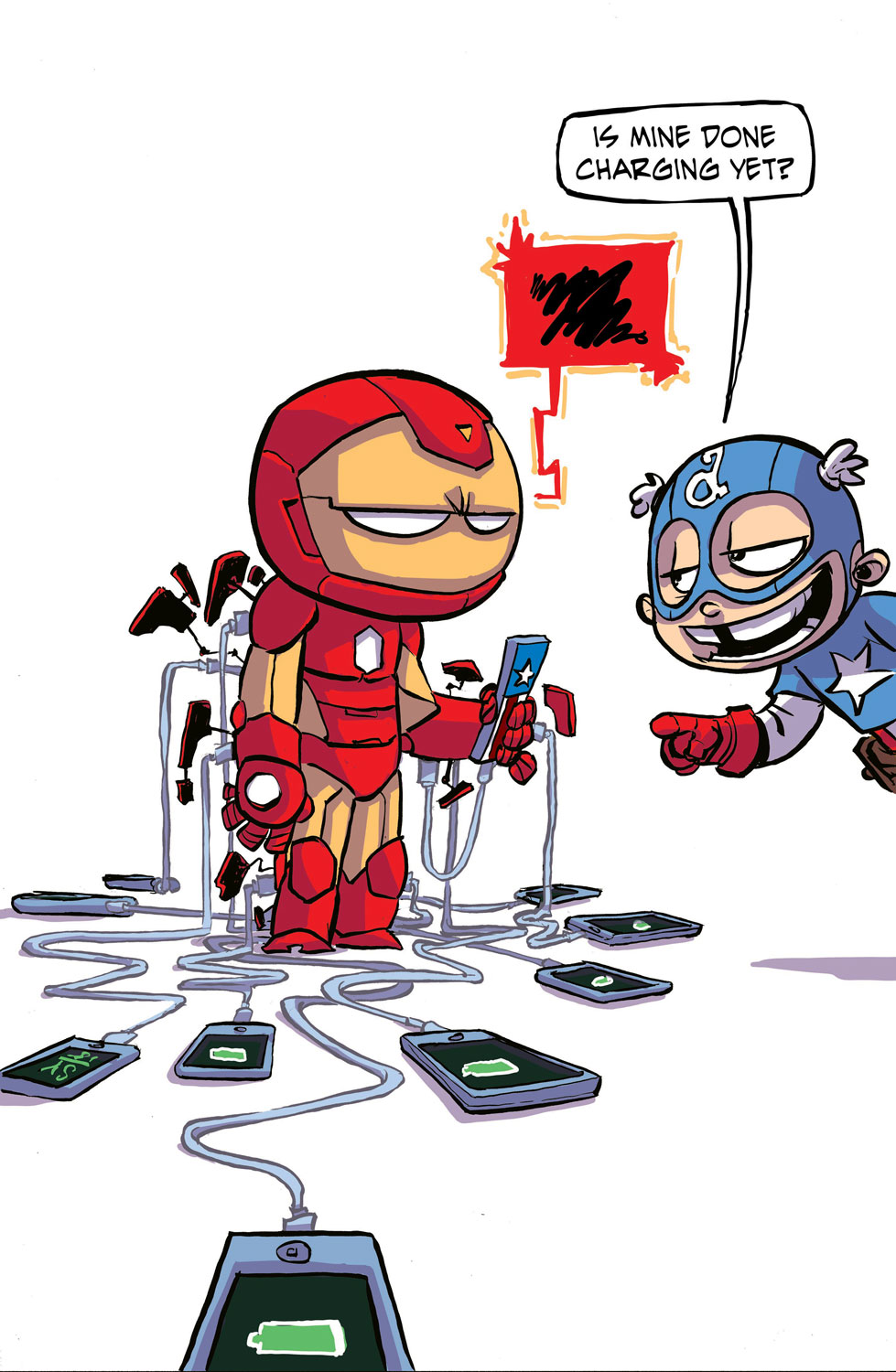 Marvel variant covers by Skottie Young 无敌铁人