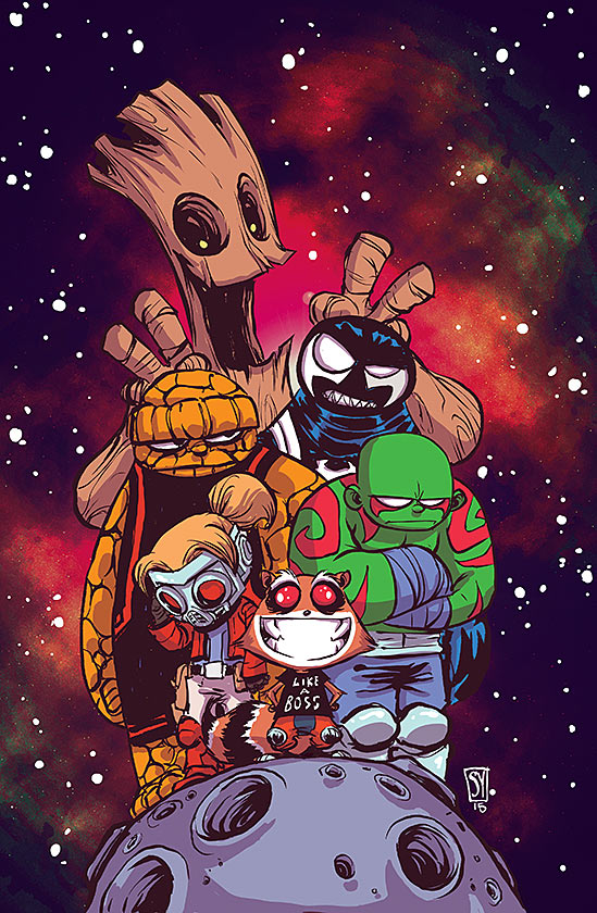 Marvel variant covers by Skottie Young 银河守护者 银河护卫队