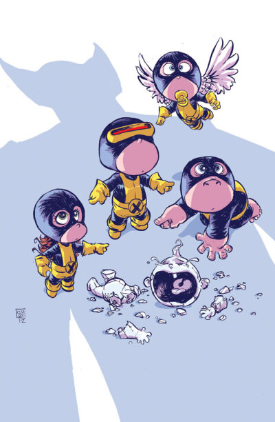 Marvel variant covers by Skottie Young