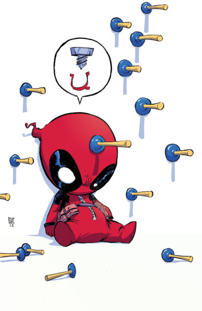 Marvel variant covers by Skottie Young 死侍