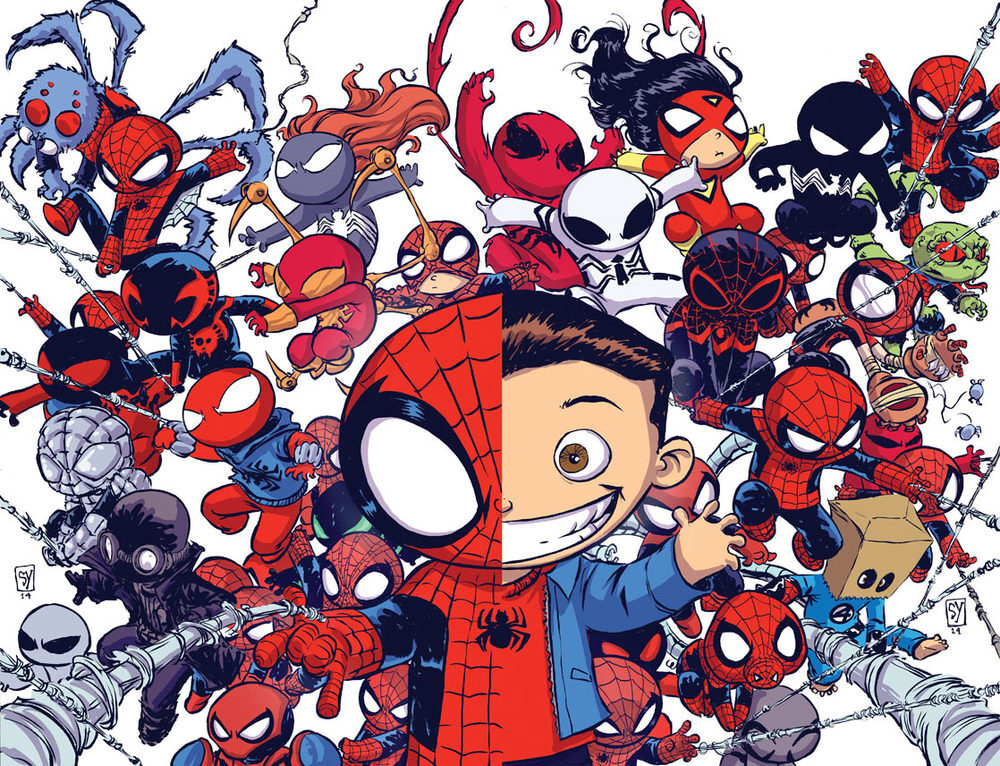 Marvel variant covers by Skottie Young