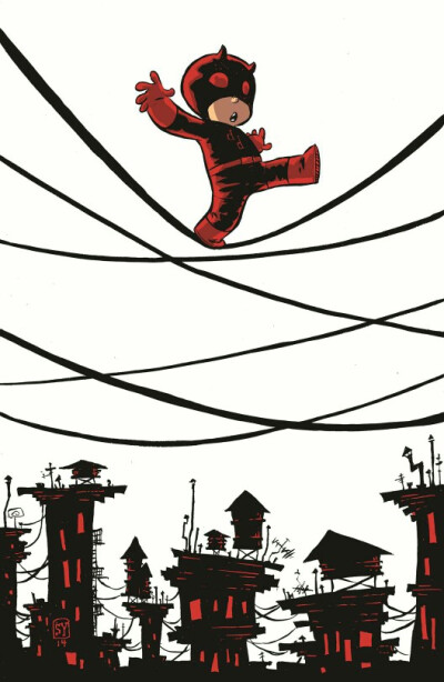 Marvel variant covers by Skottie Young
Daredevil