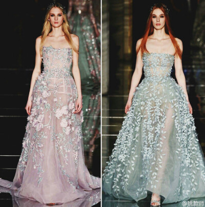 Zuhair Murad Spring 2016 Couture｜ 枝叶作冠 繁花作锦