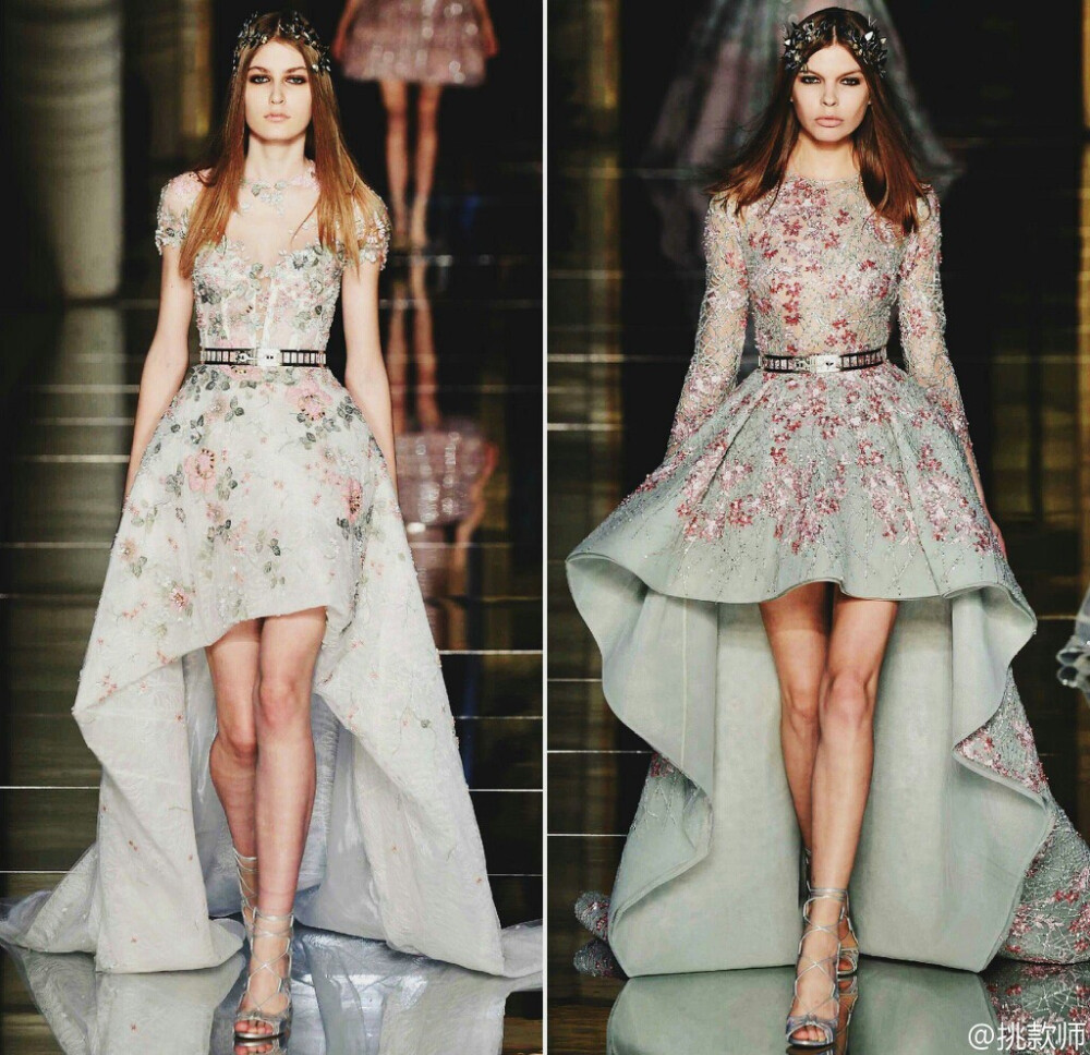 Zuhair Murad Spring 2016 Couture｜ 枝叶作冠 繁花作锦