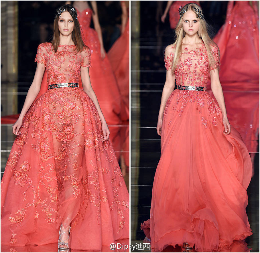 Zuhair Murad Spring 2016 Couture｜ 枝叶作冠 繁花作锦