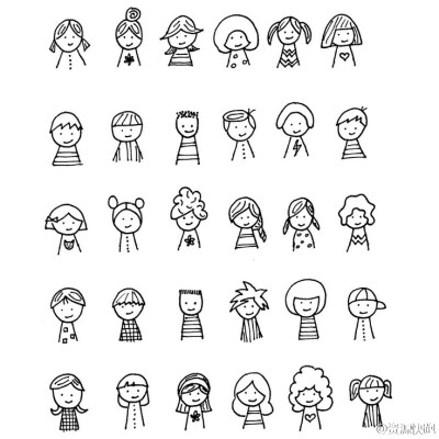 人物简笔画-发型5
#手帐#简笔画