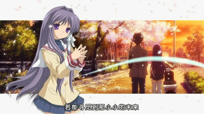 夕阳。他