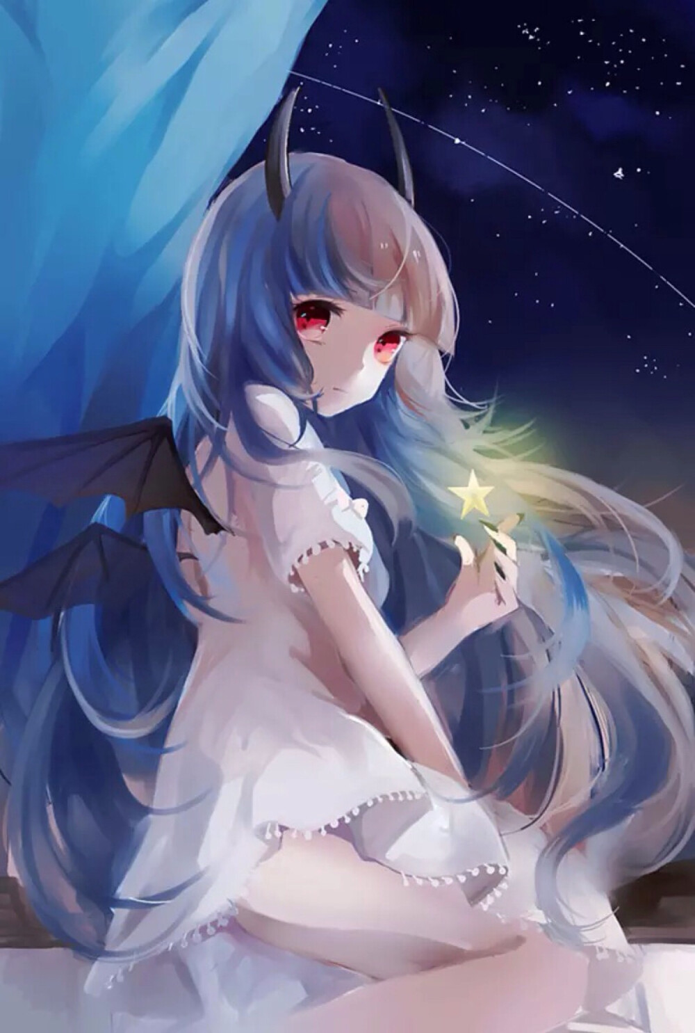 动漫少女小恶魔夜