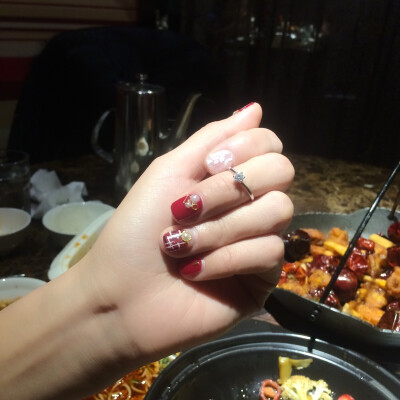 My friend FanFan's hand