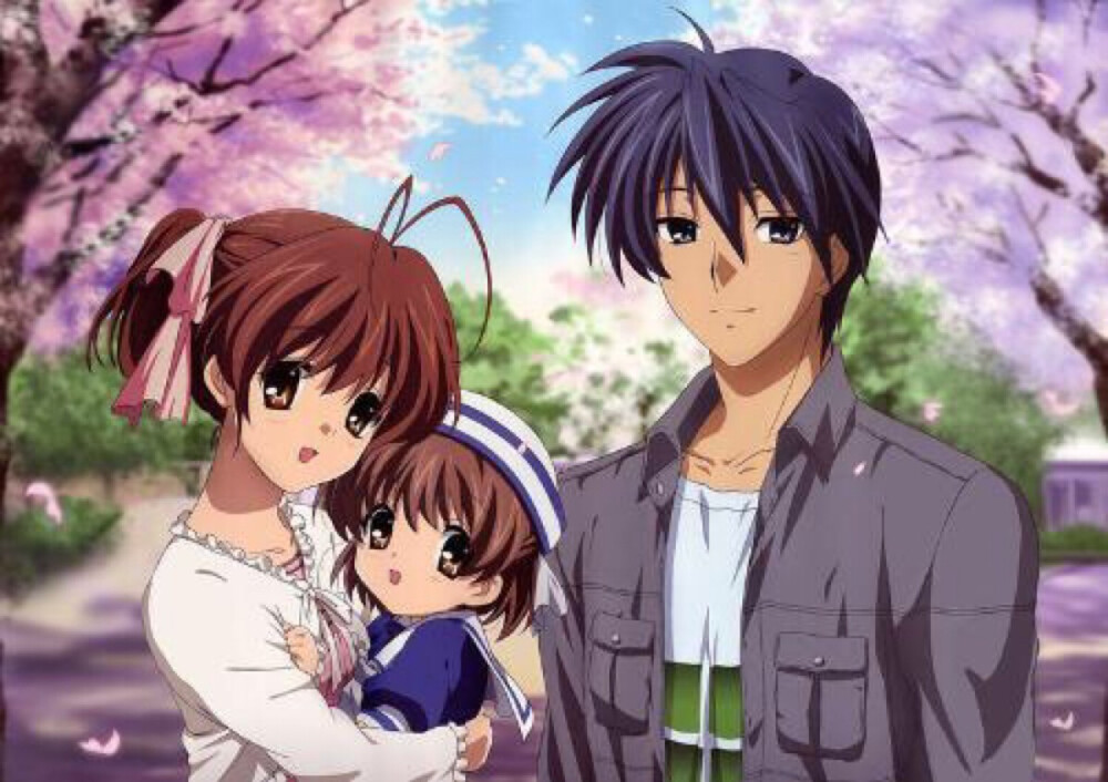 clannad 古河渚，冈崎朋也，冈崎汐
无论前方如何，请不要后悔与我相遇
壁纸，动漫，二次元