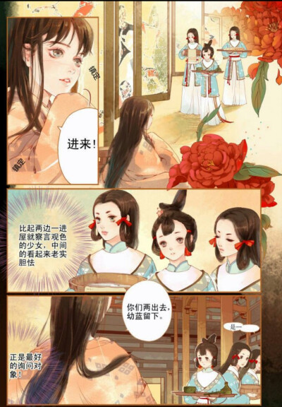 自截：《凤囚凰》漫画各种细节 @西瓜子阿姨