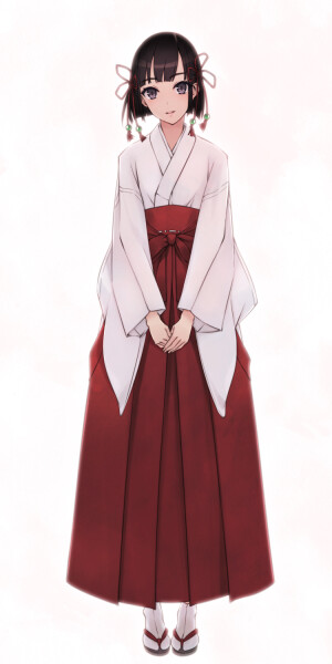 P站 二次元插画 和服妹子