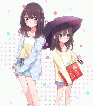 二次元插画 可爱萌妹
P站画师ID：1024922