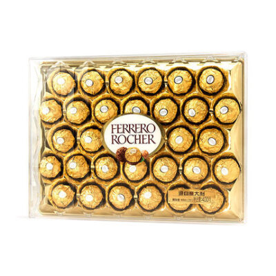 【天猫超市】意大利进口费列罗榛果威化巧克力零食32粒 年货礼盒