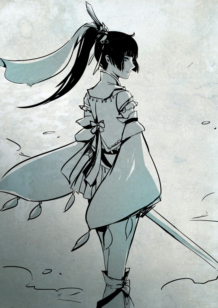 剑三咩萝绘师见水印