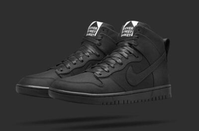 Dover Street Market x NikeLab Dunk Lux High 全黑配色