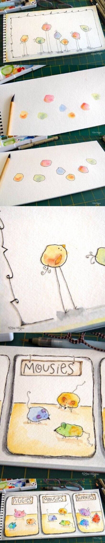 教你怎样画只鸡