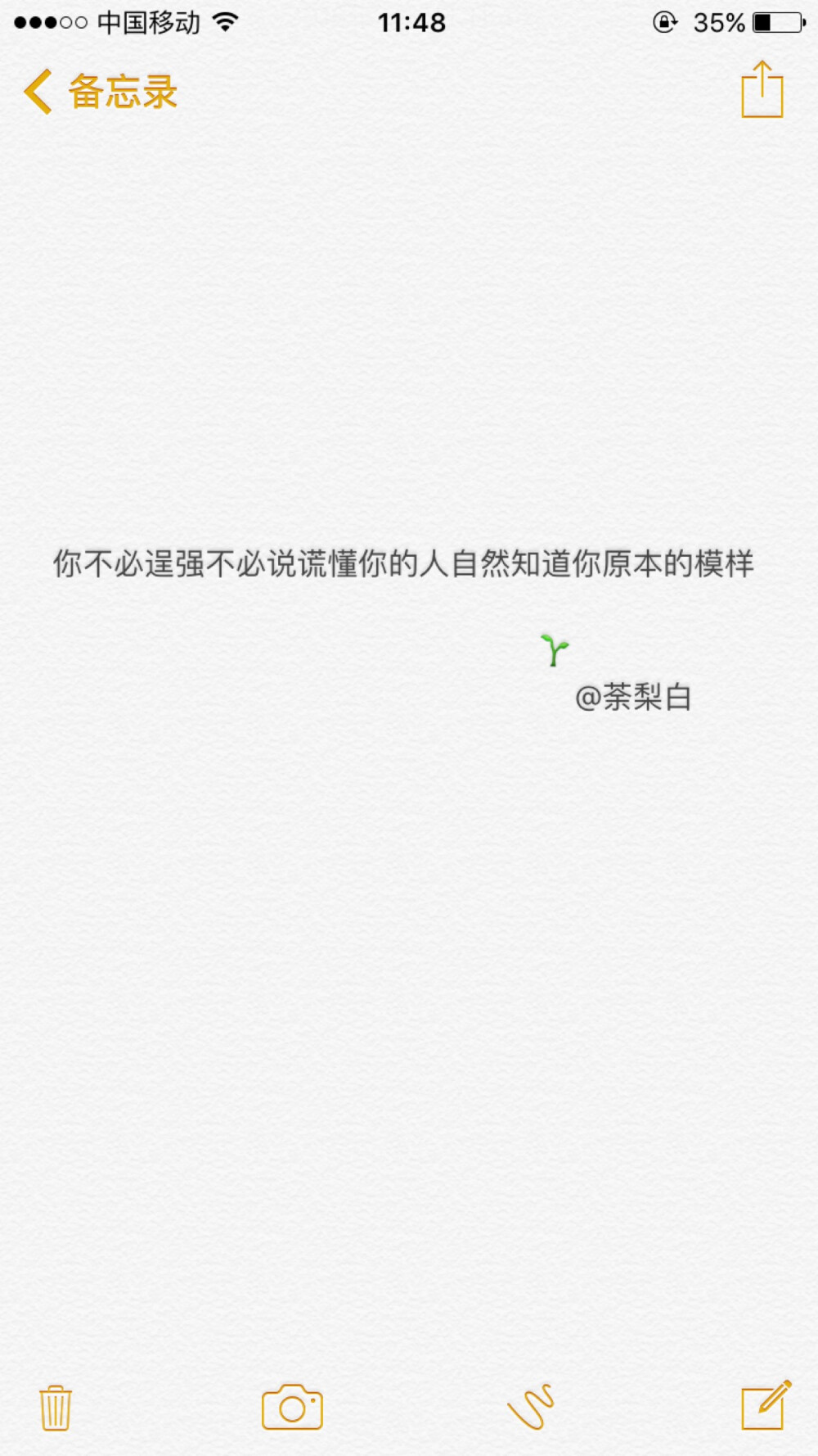 备忘录文字。你不必逞强不必说谎懂你的人自然知道你原本的模样