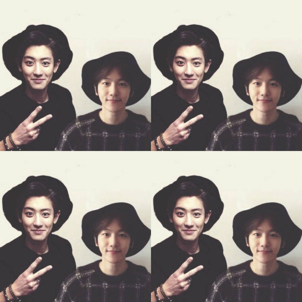 EXO 朴灿烈 边伯贤 灿白！