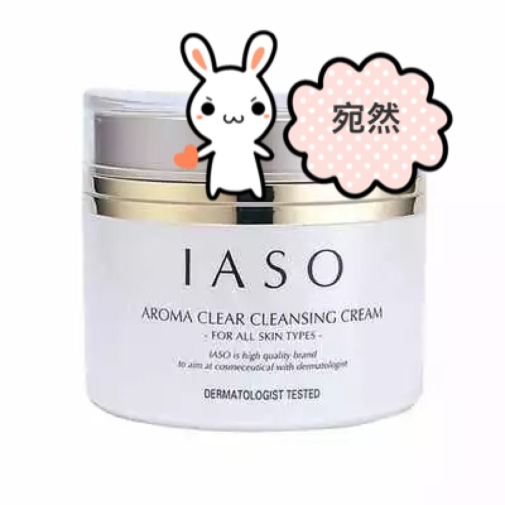 专柜正品 韩国 伊雅索 IASO 芳香润洁 清洁霜300ml 洁面霜