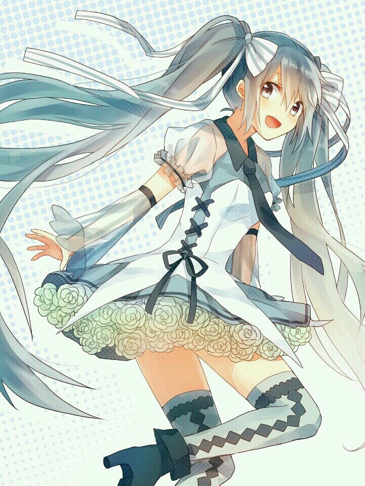 美少女 v家 初音未来 暖色调 礼服控 梦幻 世界第一公主殿下 p站 插画