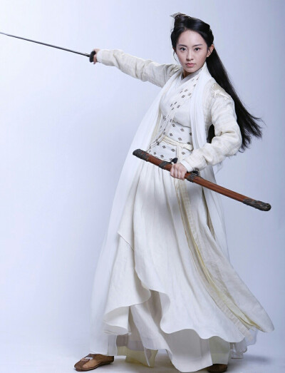 明眸皓齿，容貌秀丽，侠女陆无双，出自新神雕侠侣