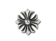 Chrome hearts 克罗心 CH+芙蓉花耳钉